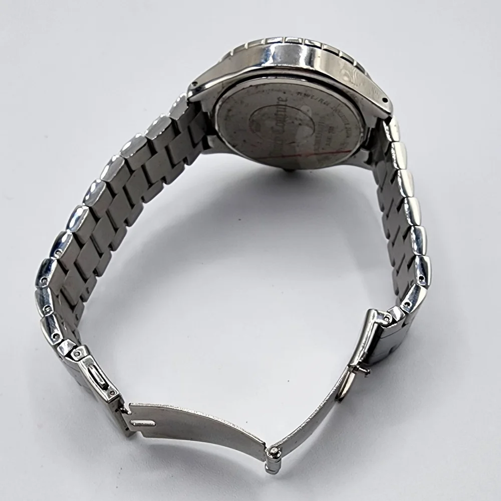 Juicy Couture Silver and Pink Watch
